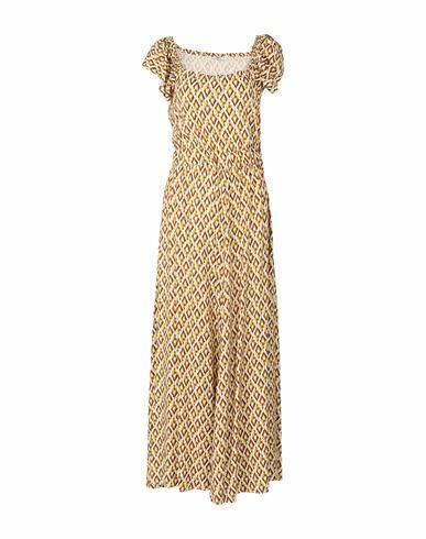 Diana Gallesi Woman Maxi dress Acid green Viscose Cover