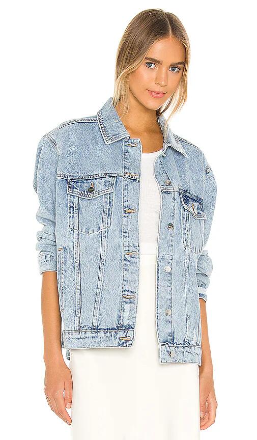 ANINE BING Rory Denim Jacket in Denim-Light Cover