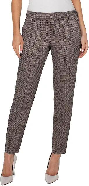 Liverpool Los Angeles Kelsey Trousers (Black Brick Jacquard Stripe) Women's Casual Pants Cover