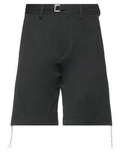 Haikure Man Shorts & Bermuda Shorts Black Cotton, Viscose Cover