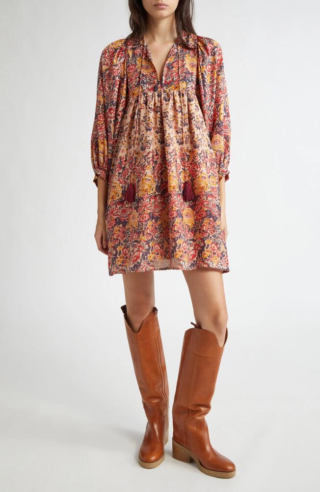 MILLE Daisy Long Sleeve Dress in Toulouse Cover