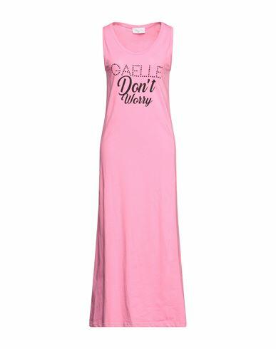 Gaëlle Paris Woman Maxi dress Fuchsia Cotton Cover