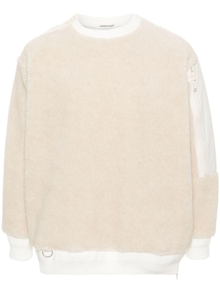 Undercover fleece long-sleeved sweatshirt - Neutrals Cover