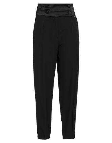 Relish Woman Pants Black Polyester, Elastane Cover