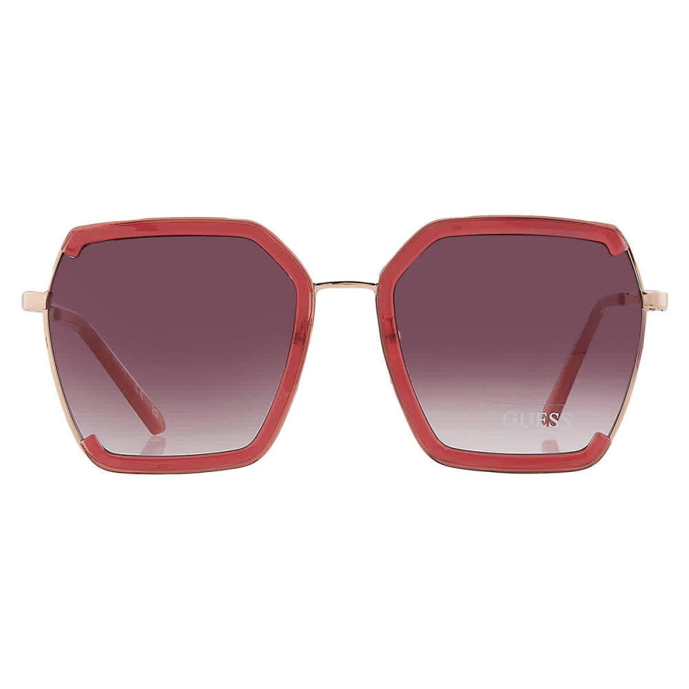 Guess Factory Bordeaux Gradient Butterfly Ladies Sunglasses Cover