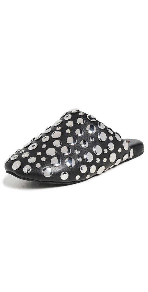 SIMONMILLER Studded Bubble Slippers Black/Silver Cover