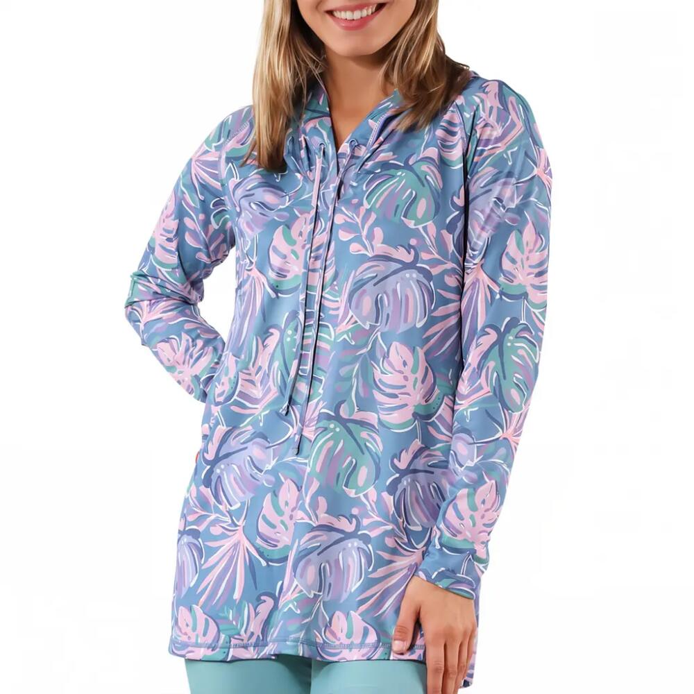 UV Skinz Vacation Cover-Up in Pastel Palms Cover