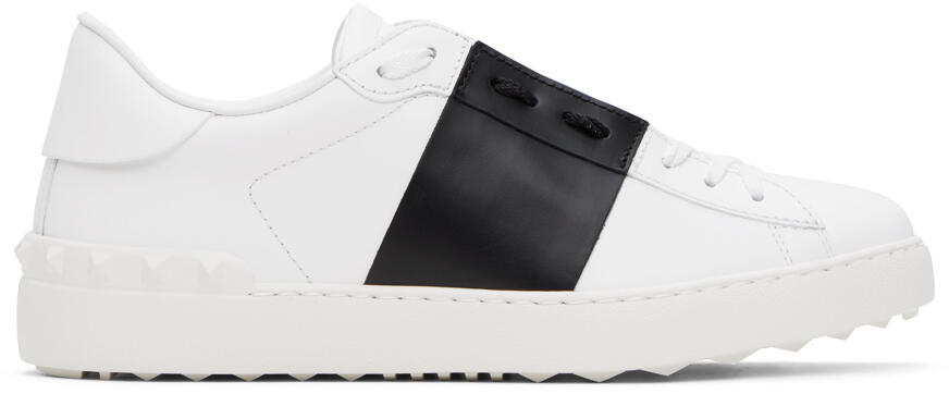 Valentino Garavani White & Black Open Sneakers Cover