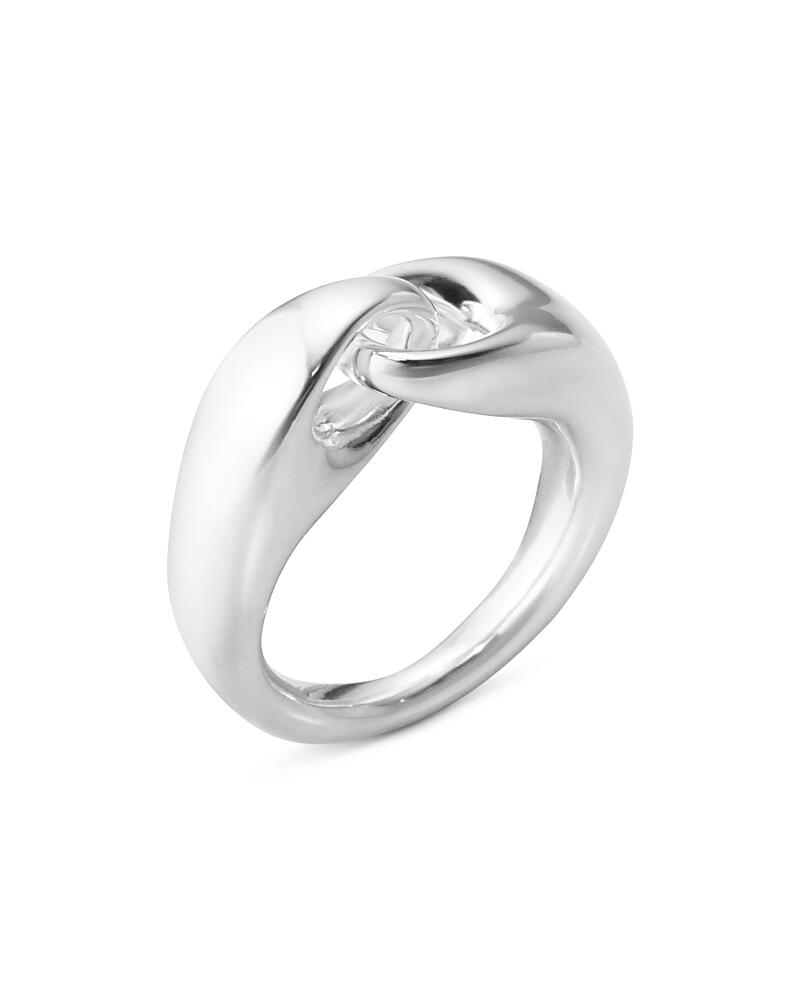 Georg Jensen Sterling Silver Reflect Interlocking Ring Cover