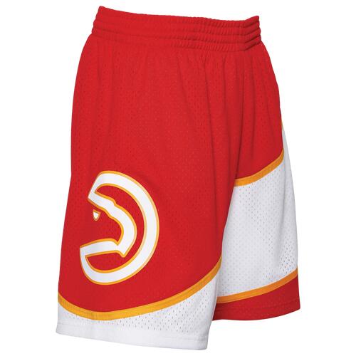 Mitchell & Ness Hawks Shorts - Mens Red/Black Cover