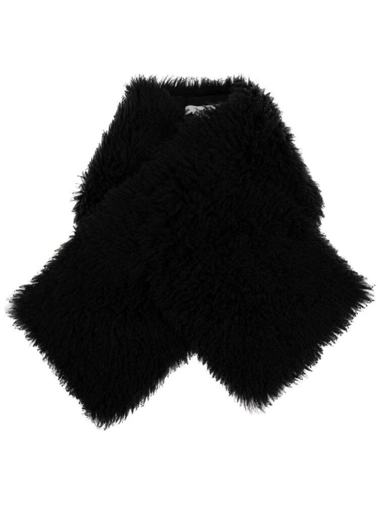 Yves Salomon fur shawl - Black Cover