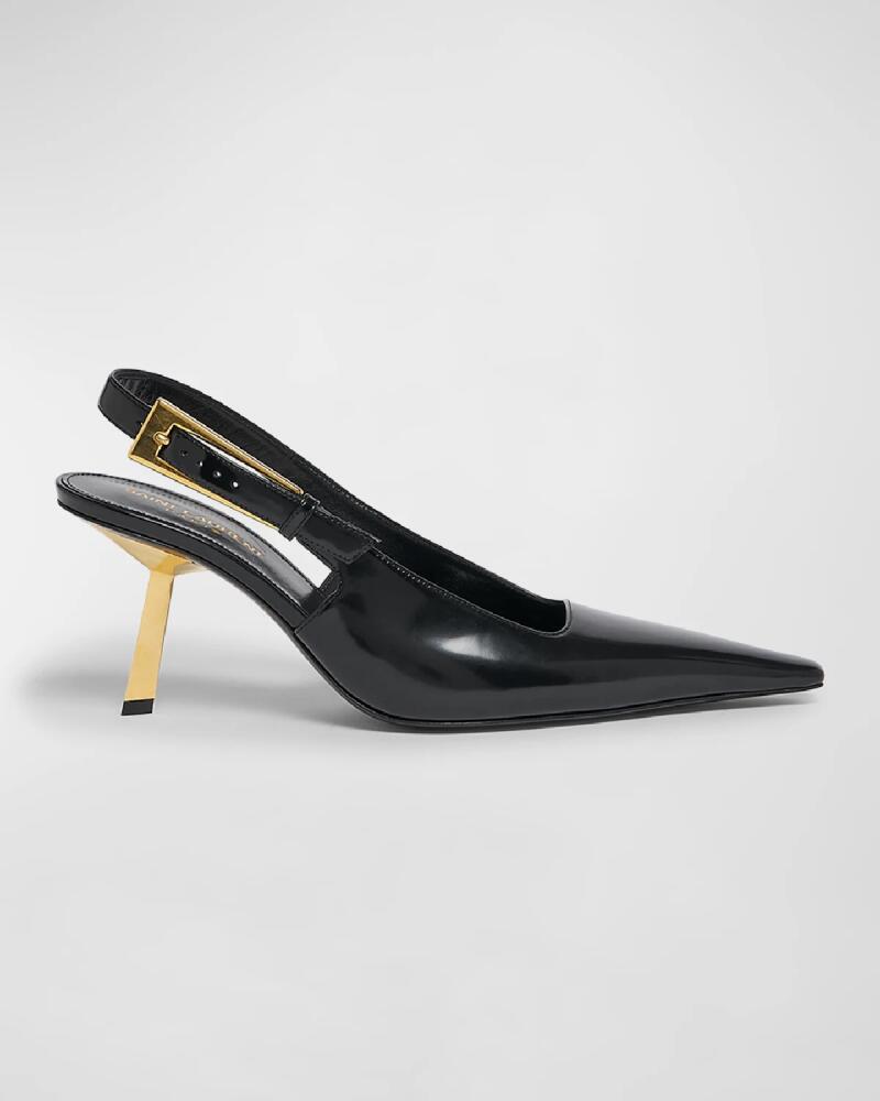 Saint Laurent Lee Slingback Buckle Pumps Cover