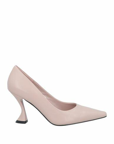 Jeannot Woman Pumps Light pink Leather Cover