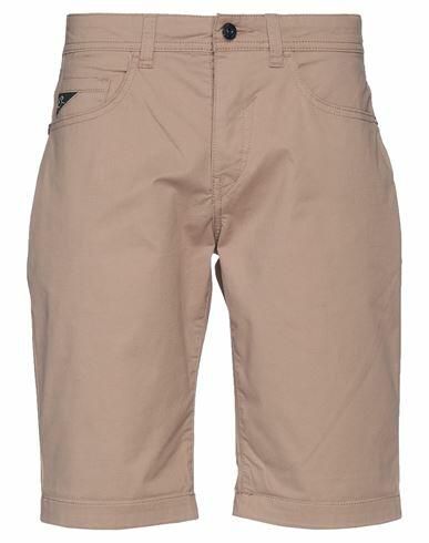 Yes Zee By Essenza Man Shorts & Bermuda Shorts Camel Cotton, Elastane Cover