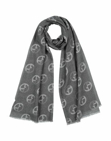 Giorgio Armani Man Scarf Grey Virgin Wool Cover