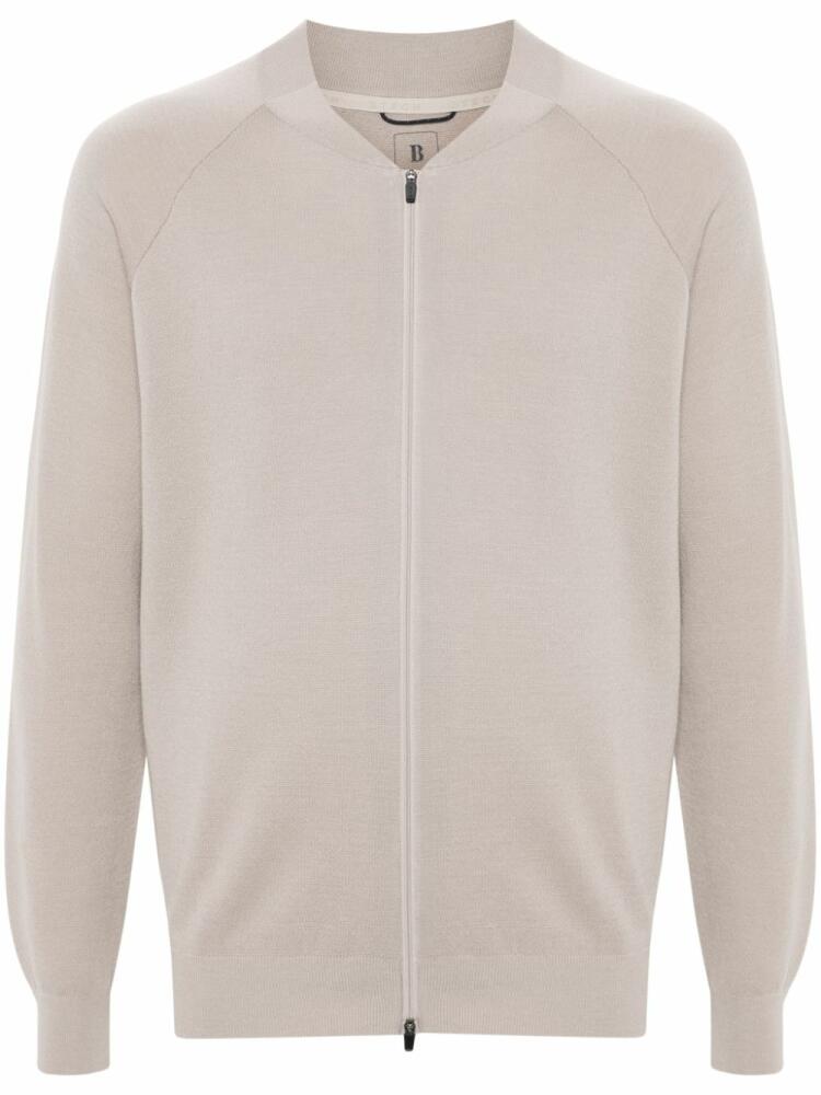 Boggi Milano wool bomber jacket - Neutrals Cover