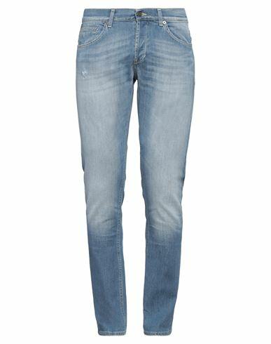 Dondup Man Jeans Blue Cotton, Elastane Cover