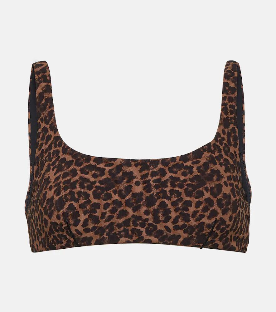 The Upside Biarritz Rory leopard-print sports bra Cover