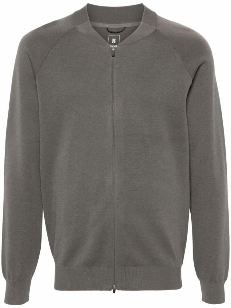 Boggi Milano Tech cardigan - Grey Cover