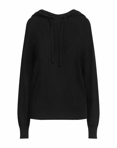 Emma & Gaia Woman Sweater Black Viscose, Polyamide Cover