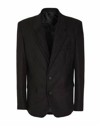 8 By Yoox Single-breasted Boxy Blazer Man Blazer Black Polyester, Viscose, Elastane Cover