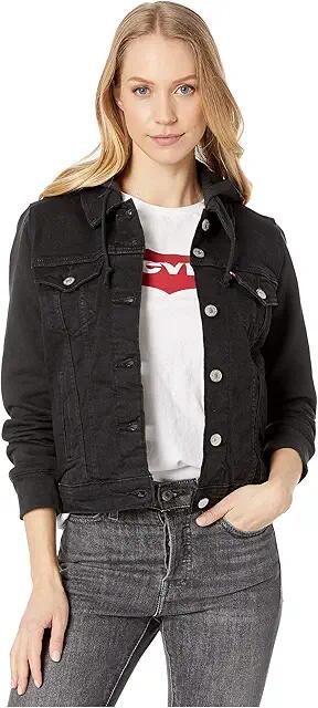 Levi's(r) Womens New Hybrid Original Trucker (Ink) Women's Clothing Cover