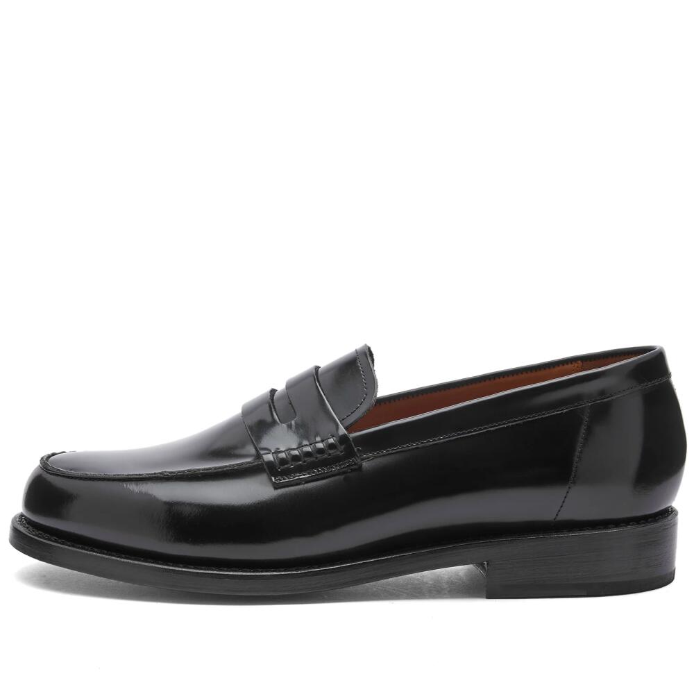 Grenson Men's Jago Loafer in Black Hi Shine Cover