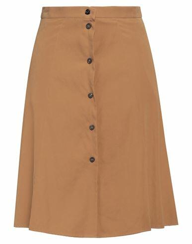 Berwich Woman Midi skirt Khaki Polyester, Polyamide Cover