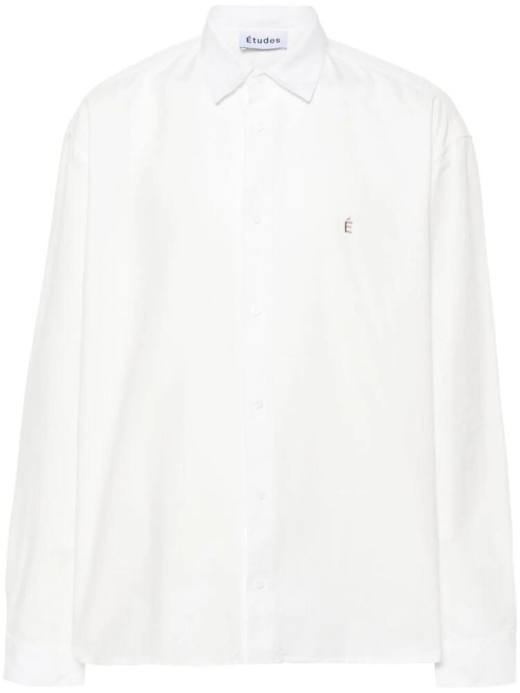 Etudes Lyrique LS Accent cotton shirt - White Cover