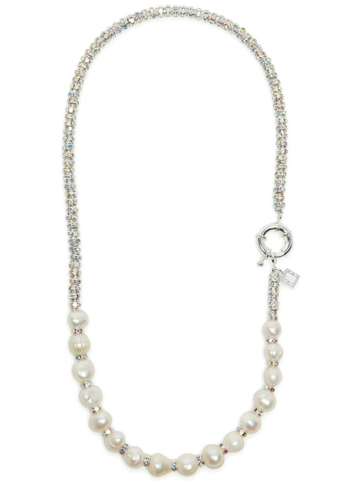 Pearl Octopuss.y Paris Diamond Silver-plated Necklace Cover