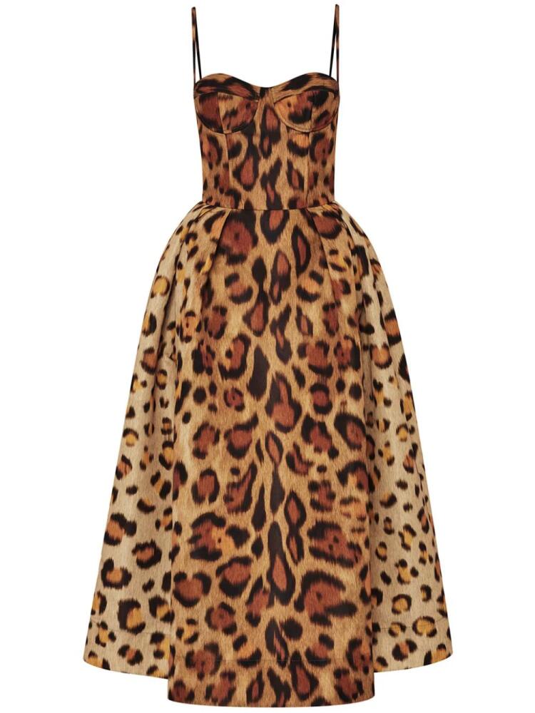 Oscar de la Renta Jaguar Faille cocktail dress - Neutrals Cover