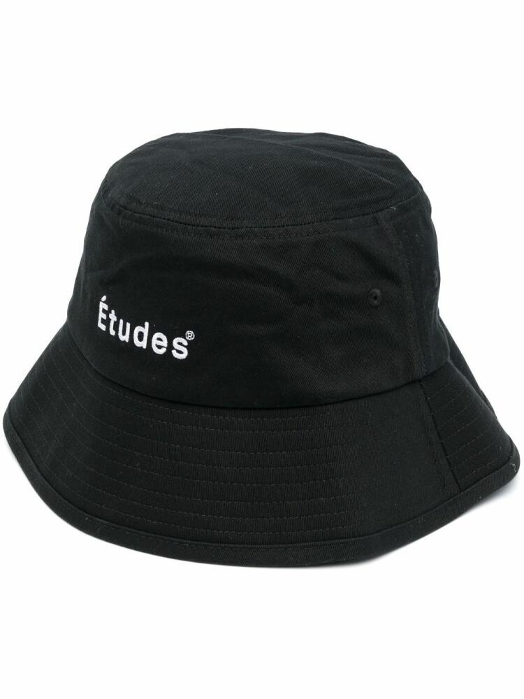 Etudes logo-embroidered bucket hat - Black Cover