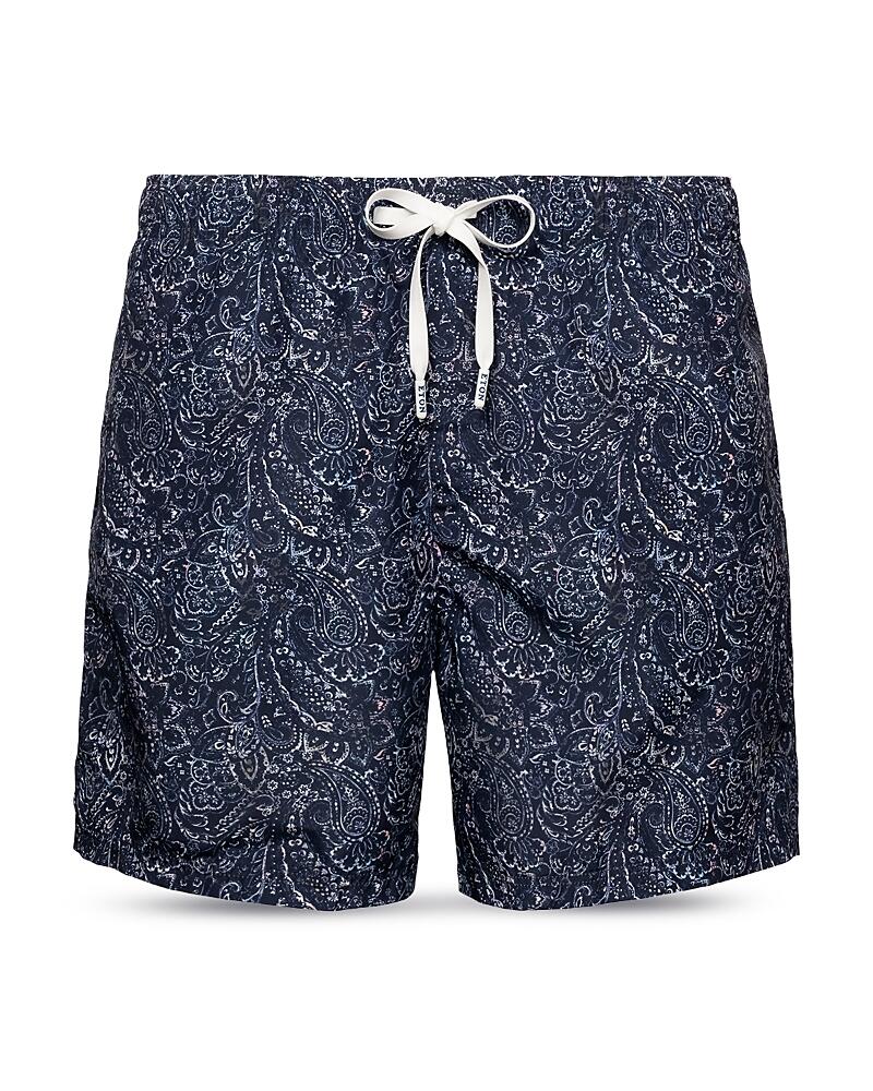 Eton Printed Drawstring 5 Swim Trunks Cover