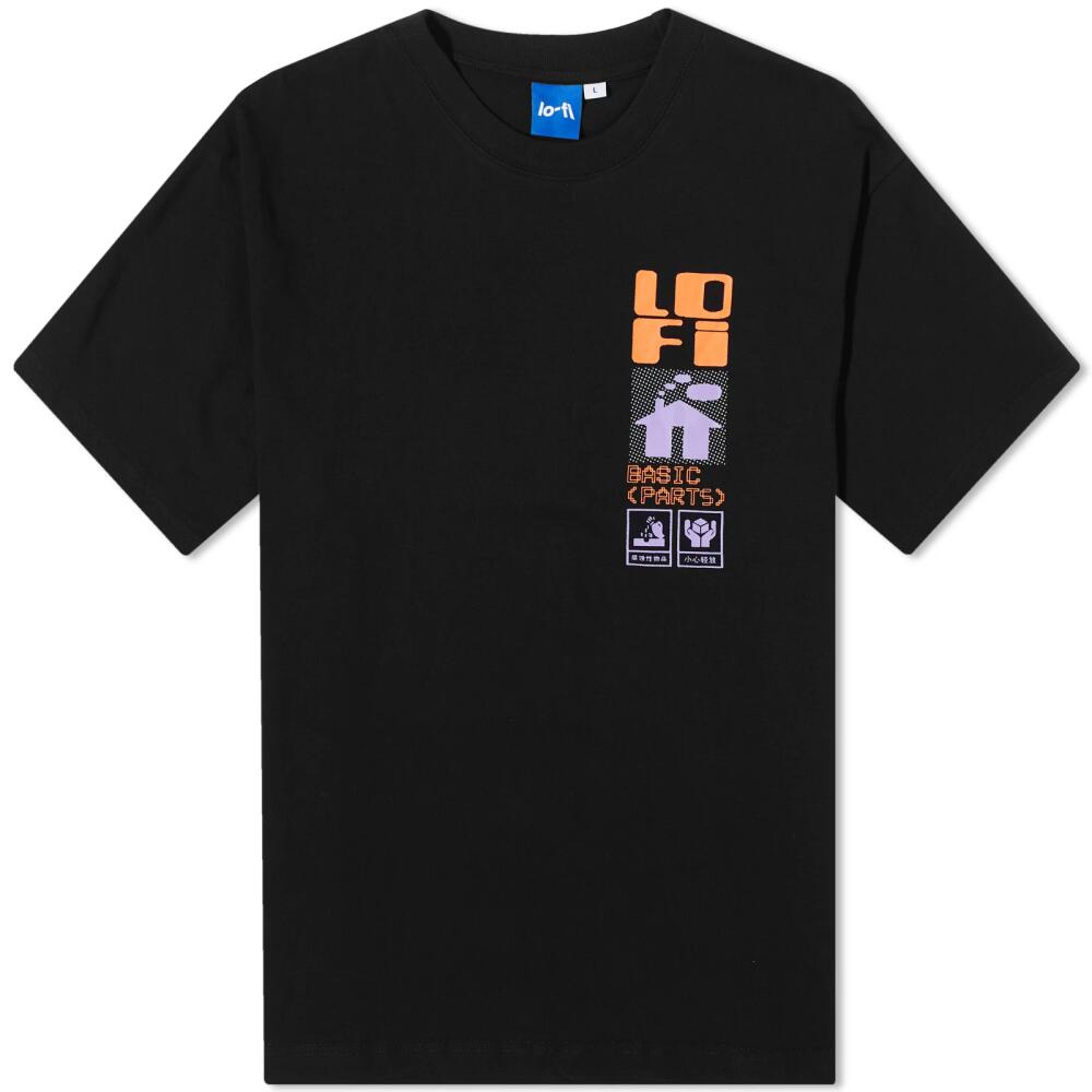 Lo-Fi Men's Basic Parts T-Shirt in Black Cover