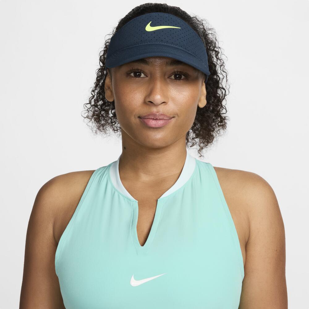 Nike Unisex Dri-FIT ADV Ace Tennis Visor in Blue Cover