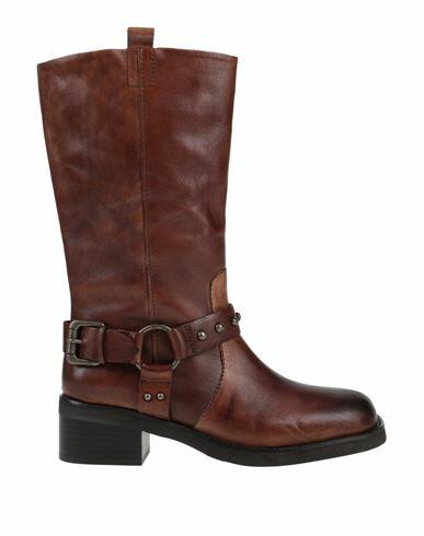 Emanuélle Vee Woman Boot Tan Leather Cover