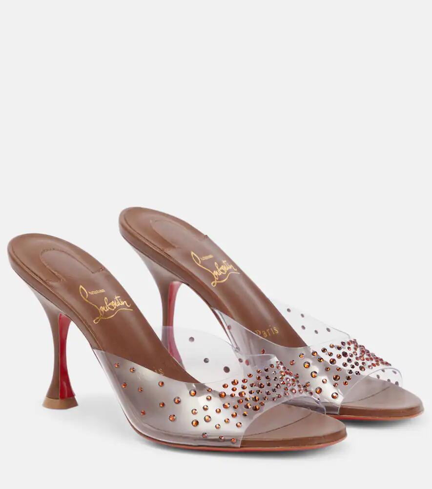 Christian Louboutin Nudes Degramule embellished mules Cover