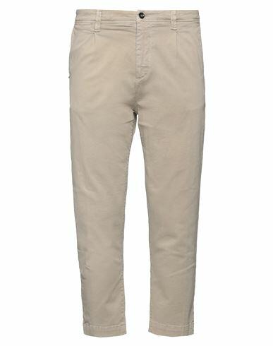 Officina 36 Man Pants Beige Cotton, Elastane Cover