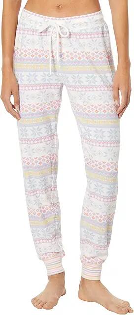 P.J. Salvage Nordic Nights Joggers (Ivory) Women's Pajama Cover