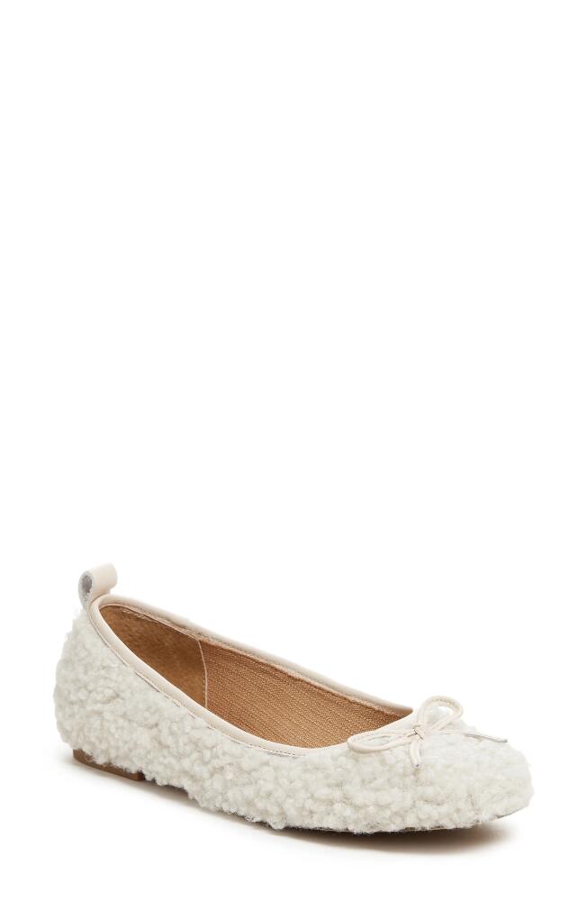 Kelsi Dagger Brooklyn Frankie Square Toe Ballet Flat in Natural Cover