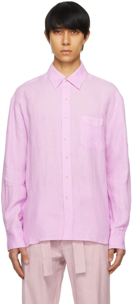 COMMAS Pink Dropped Shoulder Shirt Cover