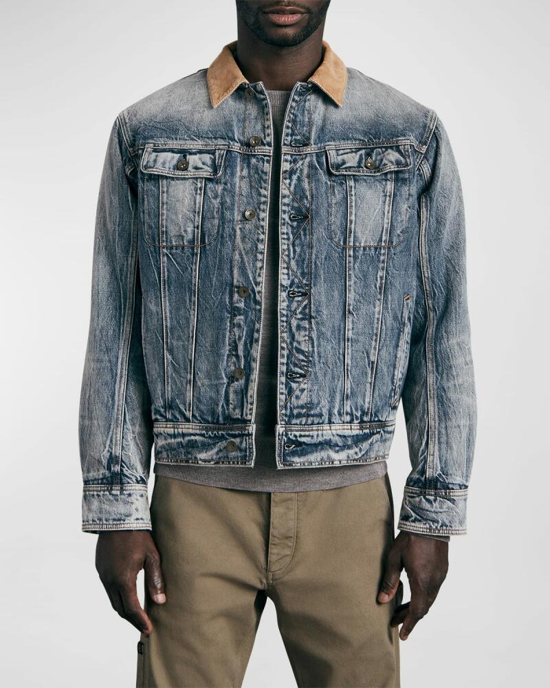 Rag & Bone Men's Eli Denim Trucker Jacket Cover