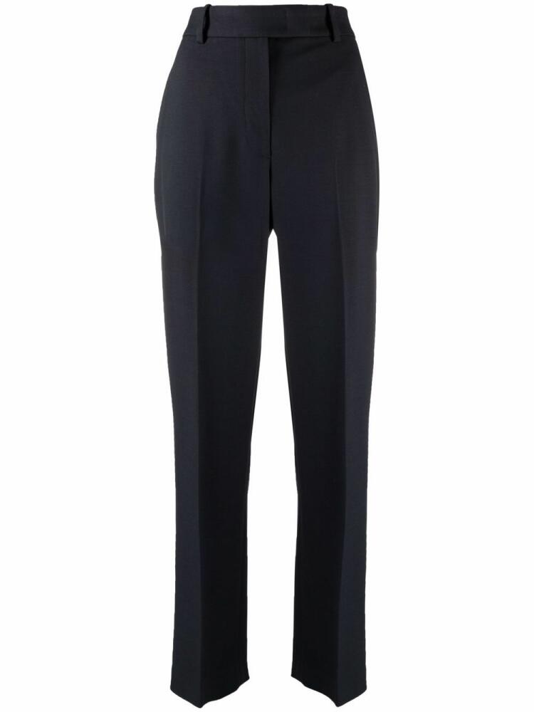 ASPESI high-waisted straight-leg trousers - Blue Cover