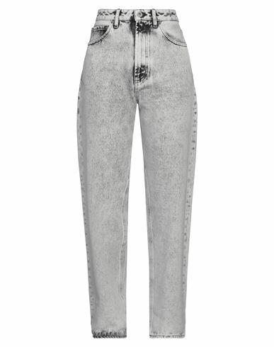 Pence Woman Jeans Light grey Cotton Cover