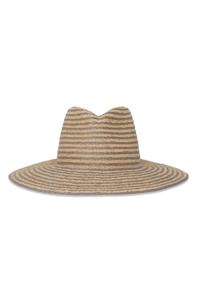 Gigi Burris Millinery Jeanne Packable Raffia Sun Hat in Natural/Cocoa Cover