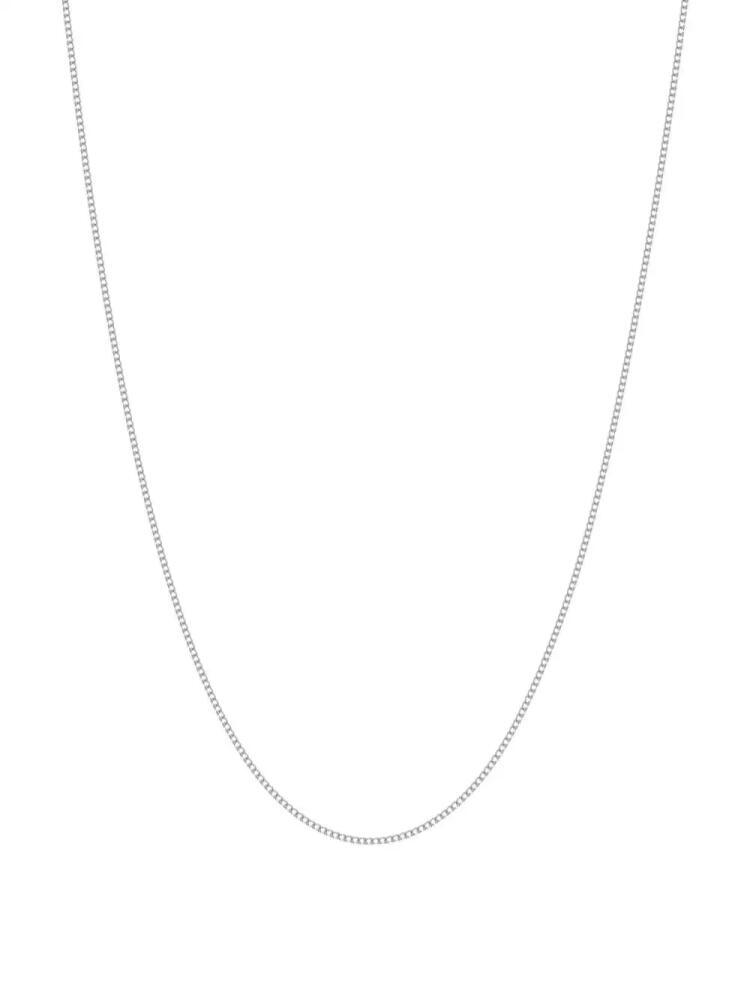 Nialaya Jewelry Cuban-link chain necklace - Silver Cover