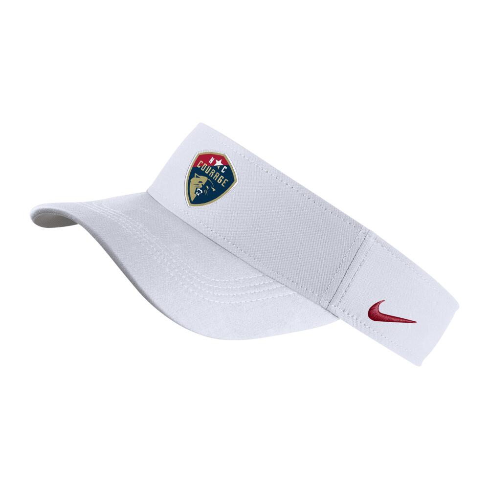 North Carolina Courage Nike Unisex Dri-FIT NWSL Visor in White Cover