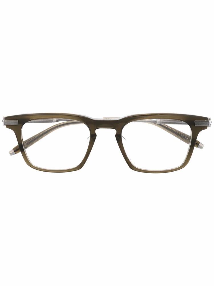 Akoni Zenith wayfarer-frame glasses - Brown Cover