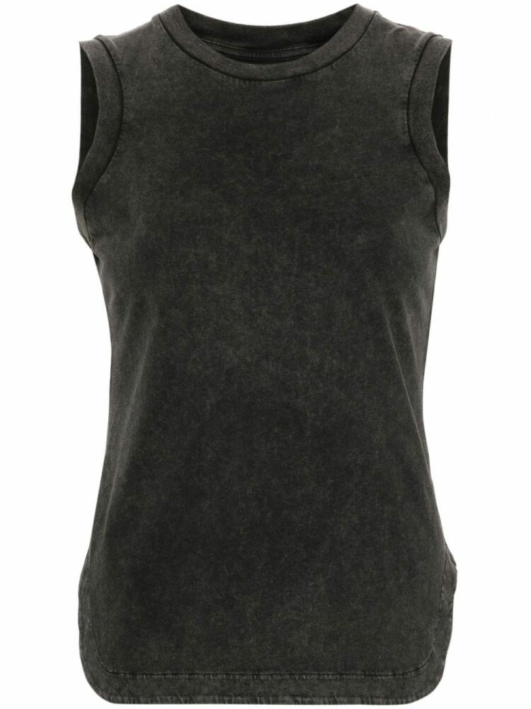 Haikure Leslie cotton tank top - Black Cover