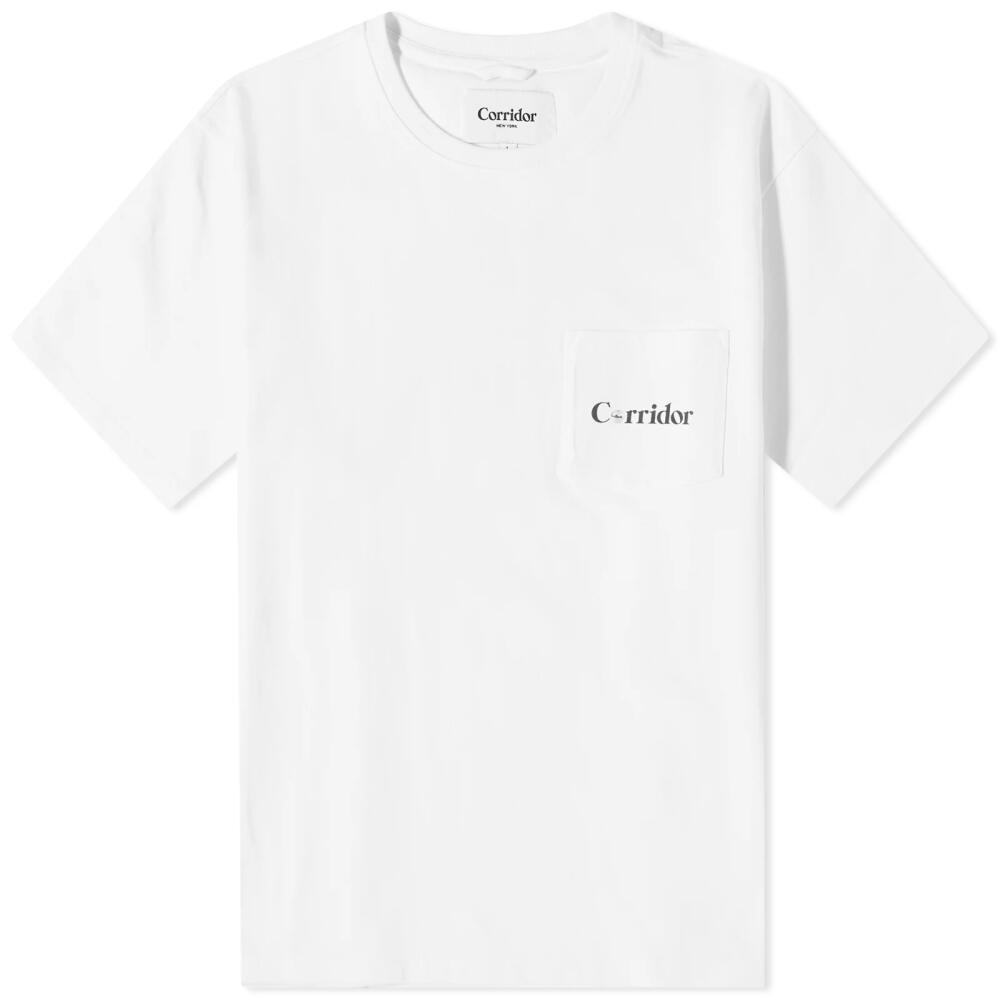 Corridor Men's Disco T-Shirt in White Cover